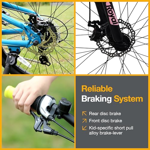 Royalbaby Kids Mountain Bike Aluminium 20/24 Inch MTB Sports Bicycle