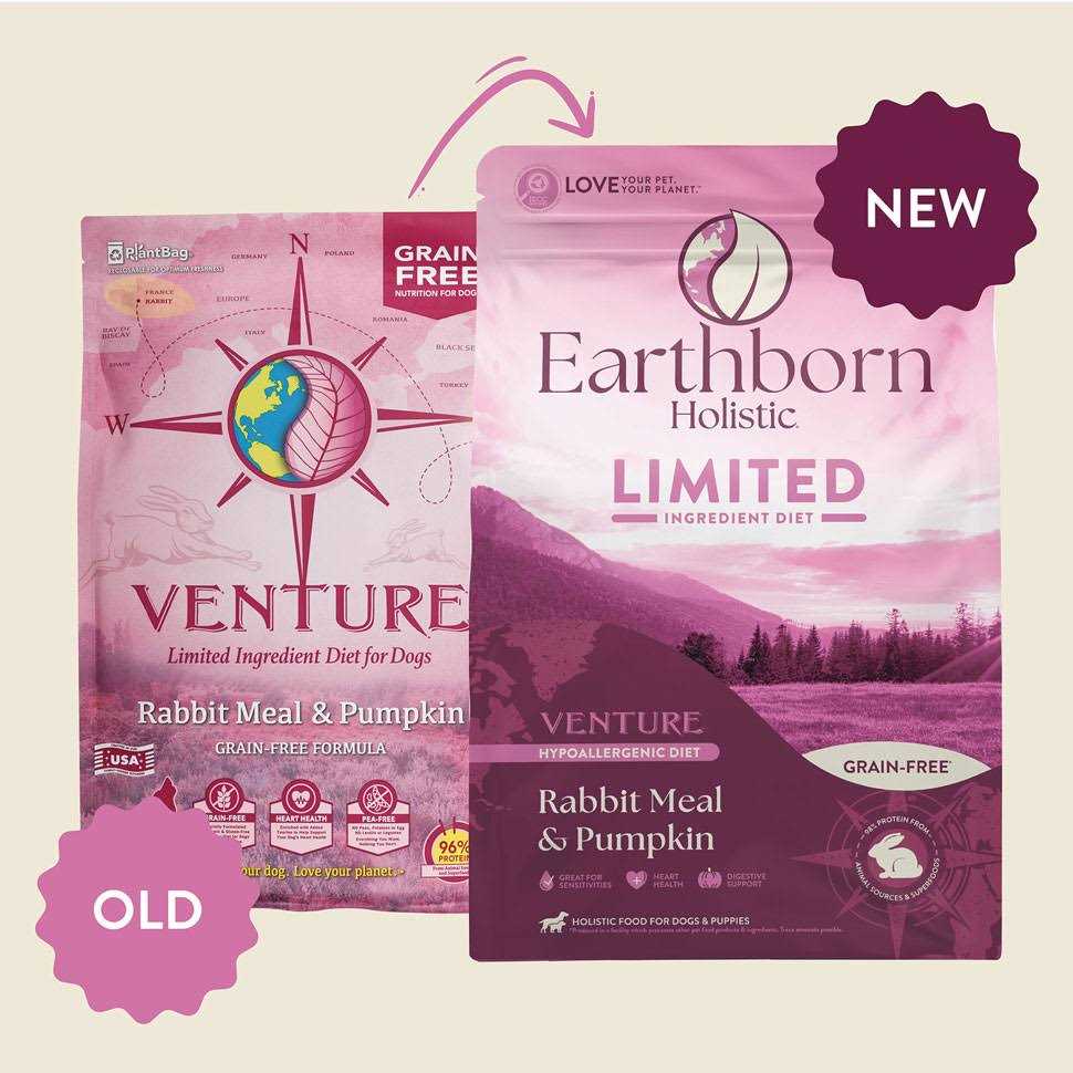Earthborn Holistic Venture Grain Free Rabbit Meal Pumpkin Dry Dog Food - Pet Supplies online store