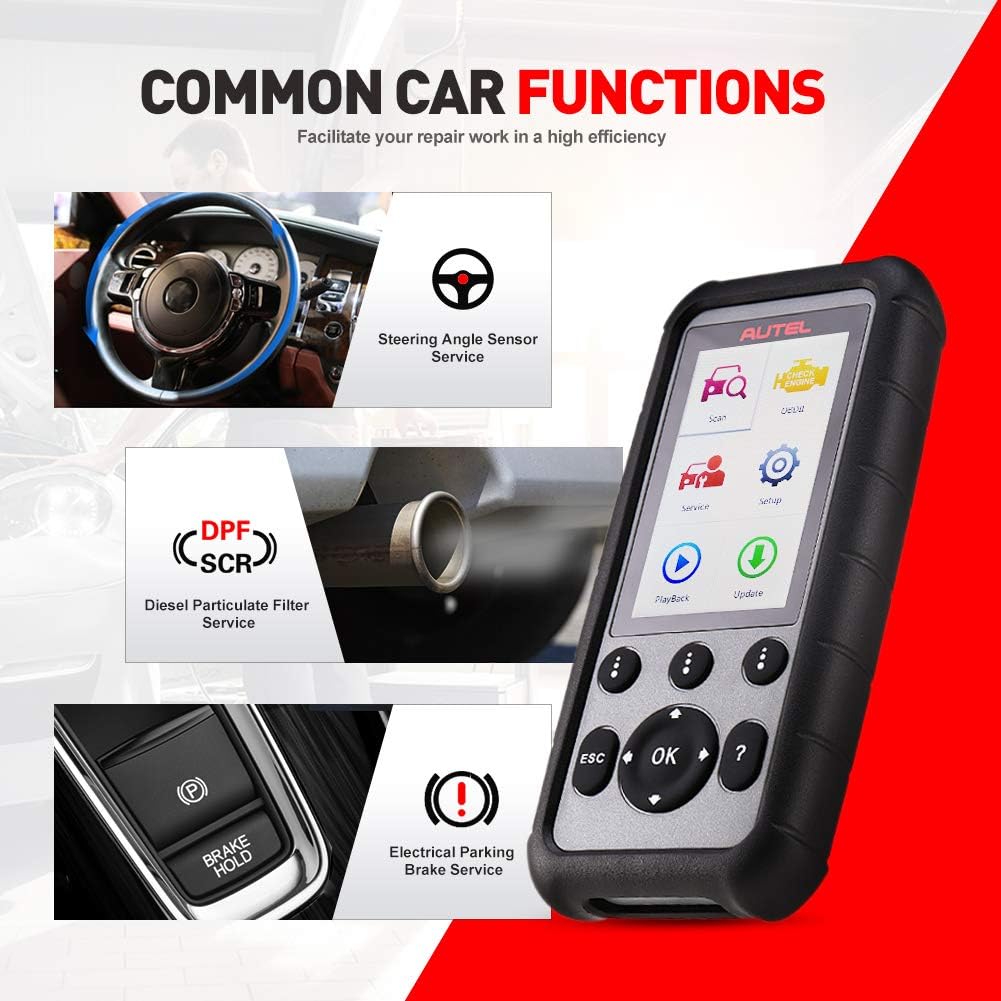 Autel Full System MaxiDiag MD806 Pro 2022 Newest Diagnostic Scan Tool Upgraded Version of MD802/MD808 Code Reader with 7 Special Services