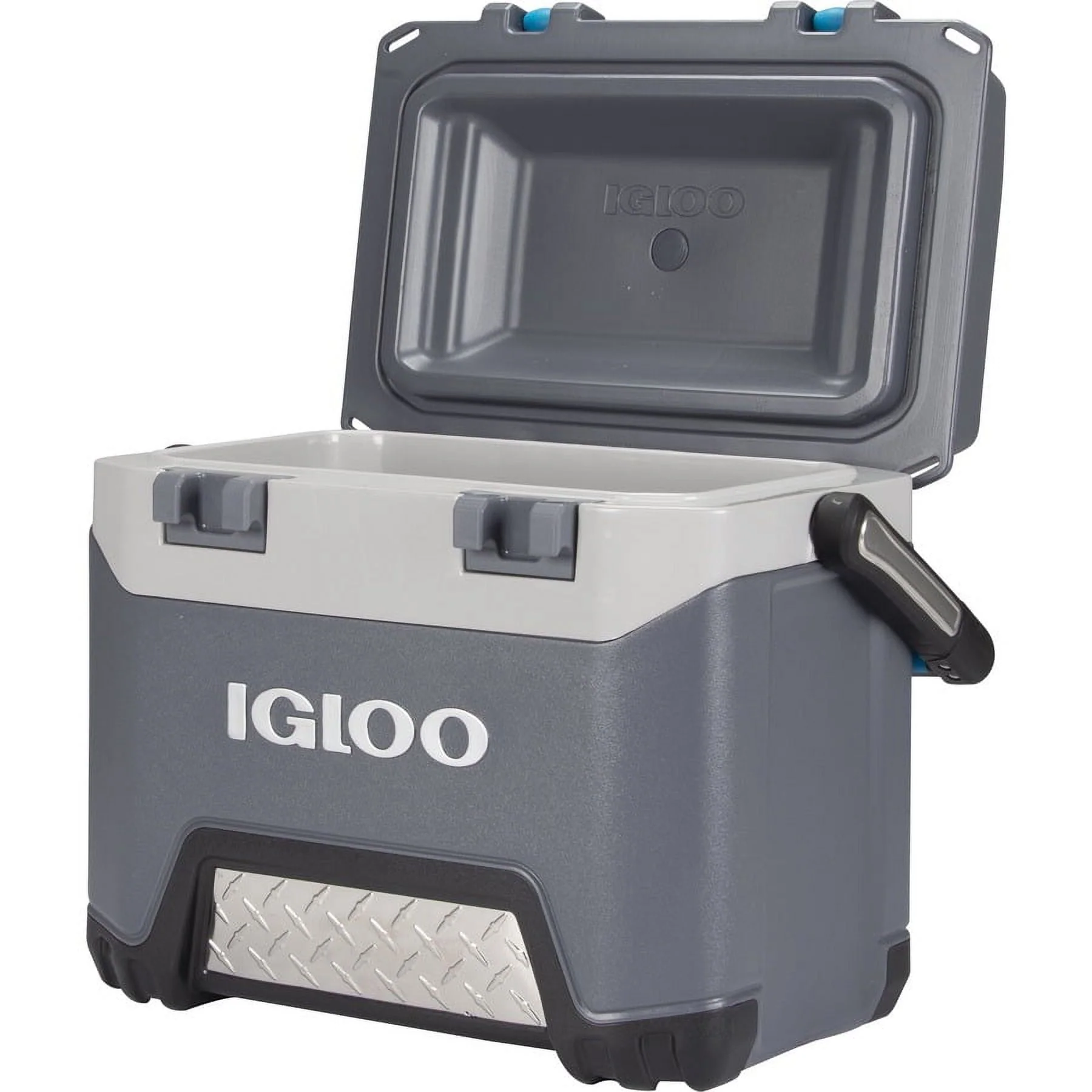 Igloo BMX Spacious 25 Quart Durable Cooler w/ Insulated Lid & Handles, Gray