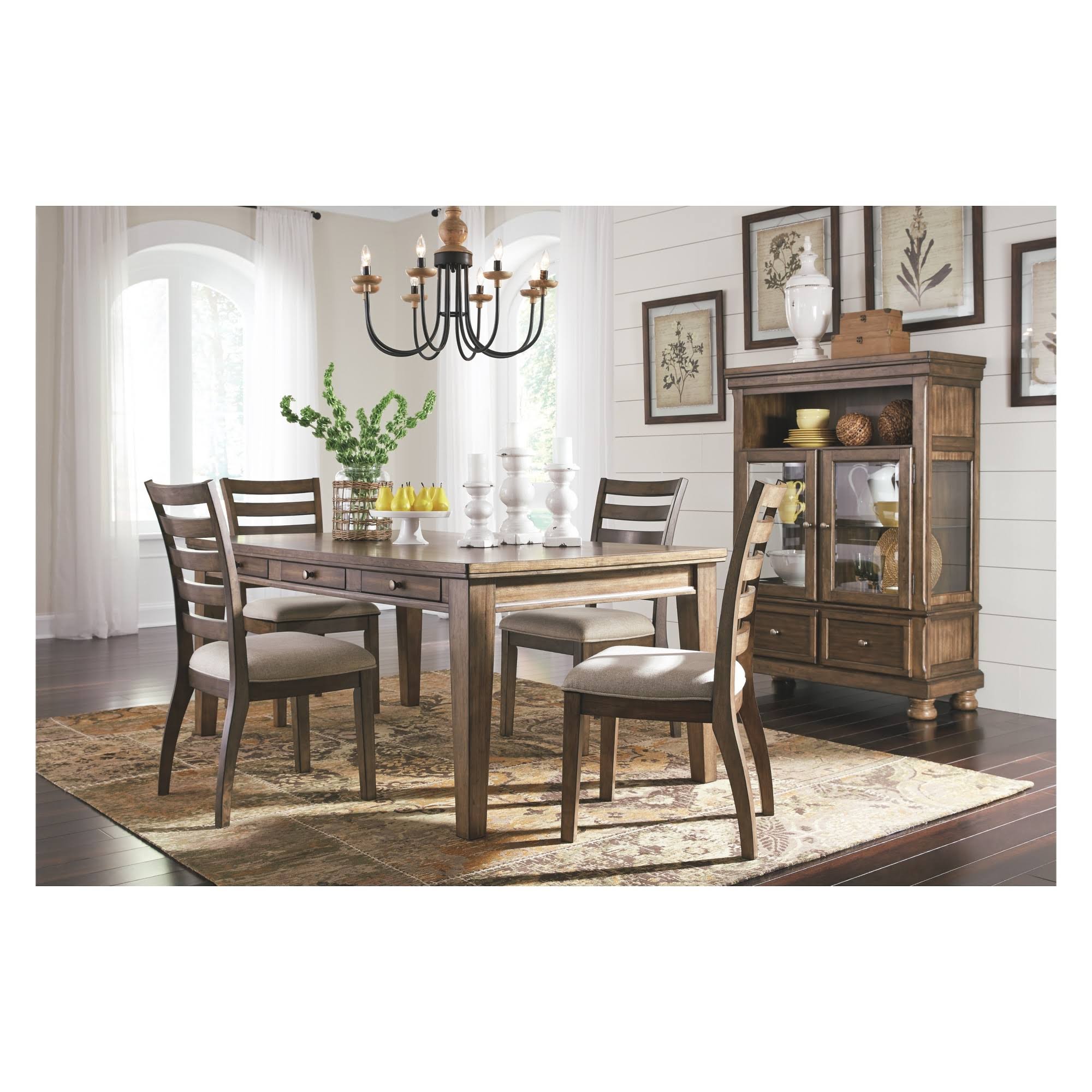 Signature Design by Ashley Flynnter Dining Side Chair Set of 2 Medium Brown