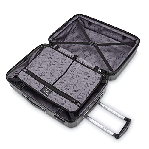 Samsonite Winfield 3 DLX Hardside Expandable Luggage with Spinners, Silver, Carry-On 20-Inch