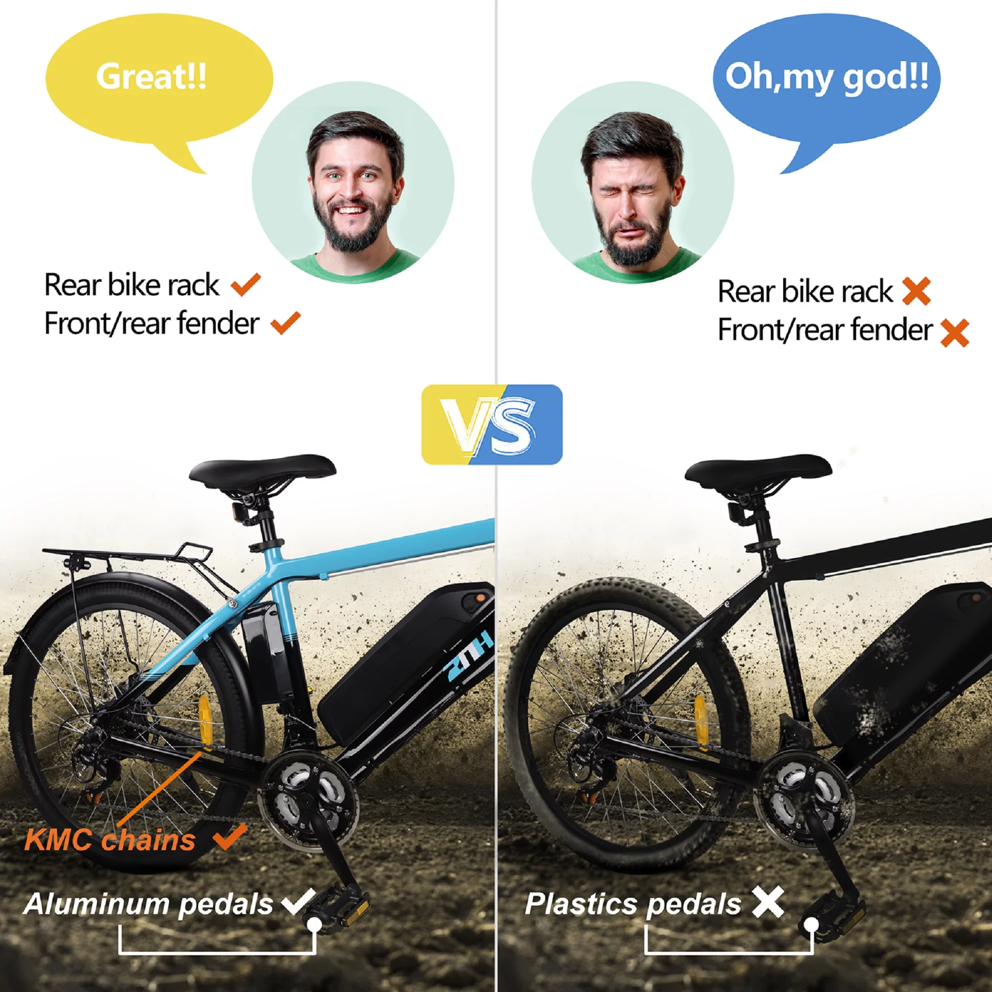 Electric Bike 350W Electric Mountain Bike 21-Speed Shifter Adult Ebike Electric Bicycle for Men Women 36V/10Ah Battery with 3 Working Models, Black