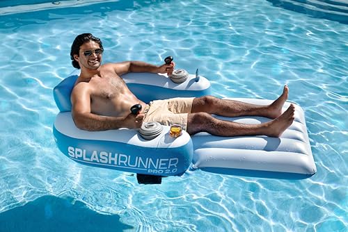 PoolCandy Splash Runner Motorized Pool Lounger