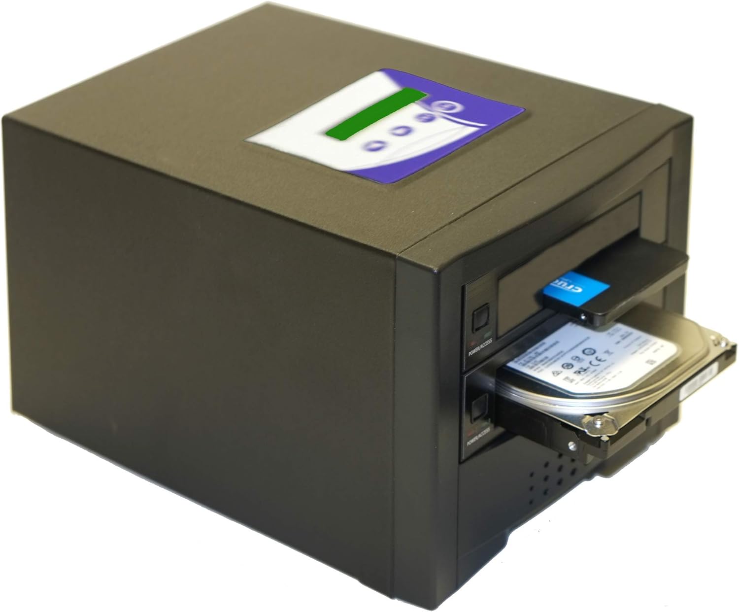 Acumen Disc True Imager 1 to 1 Target SATA 3.5 & 2.5 Hard Drive HDD Clone & SSD Memory Card Copier Duplicator (up to 80 MB/s) & Data Eraser (DOD