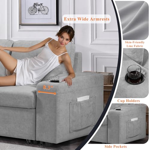 Reversible Sectional Sofa Couch
