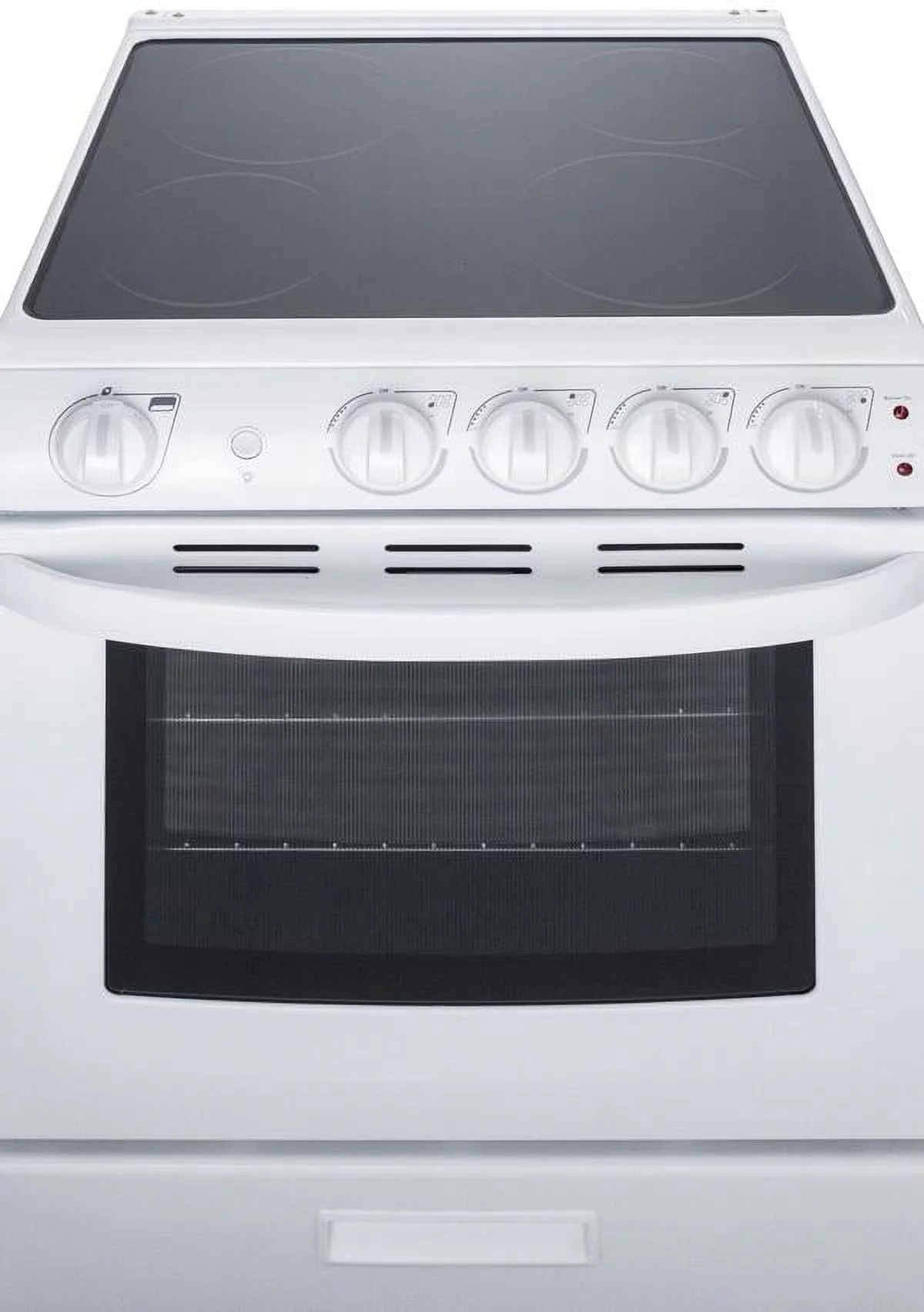 Summit Appliance  24 in. Wide Electric Smooth-Top Range, White