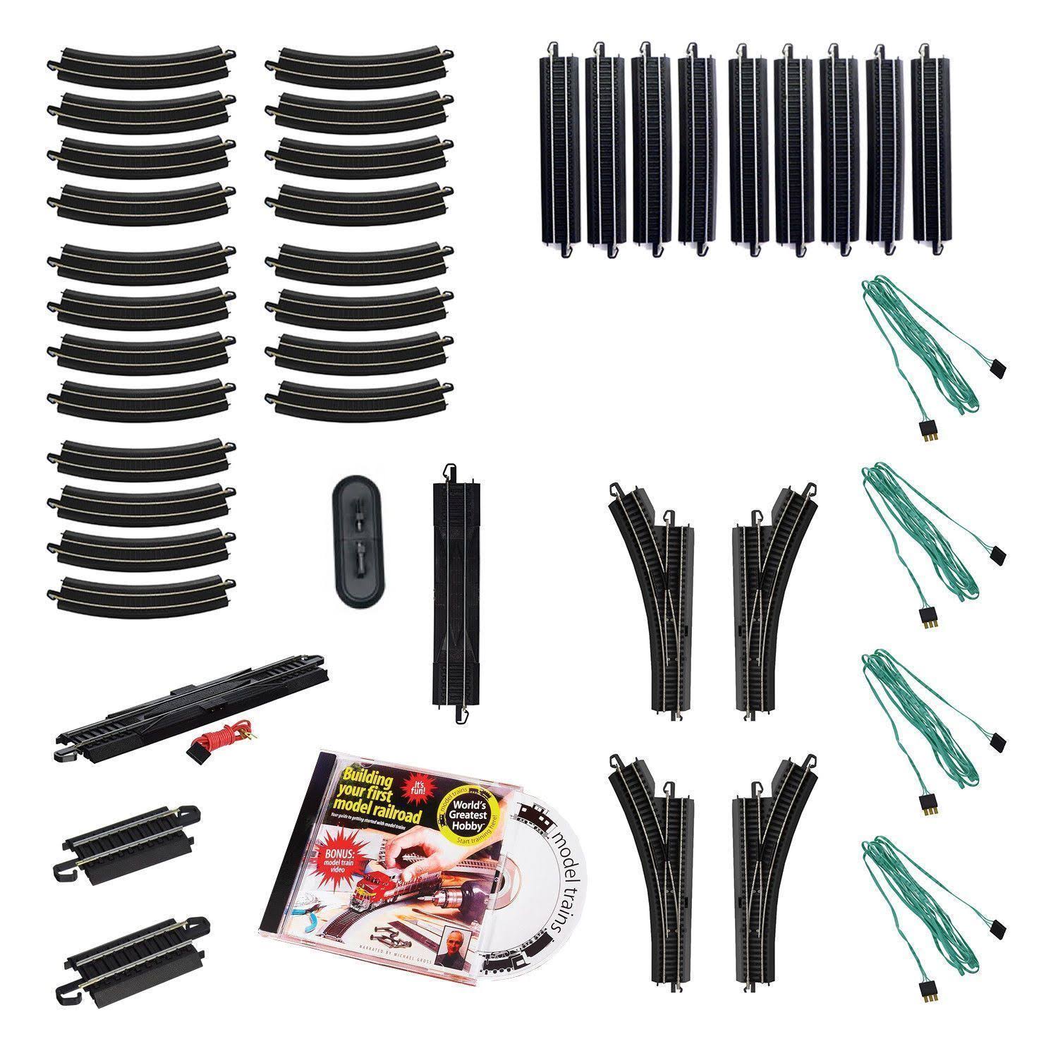 Bachmann Trains E-Z Track Deluxe Track Pack HO Scale