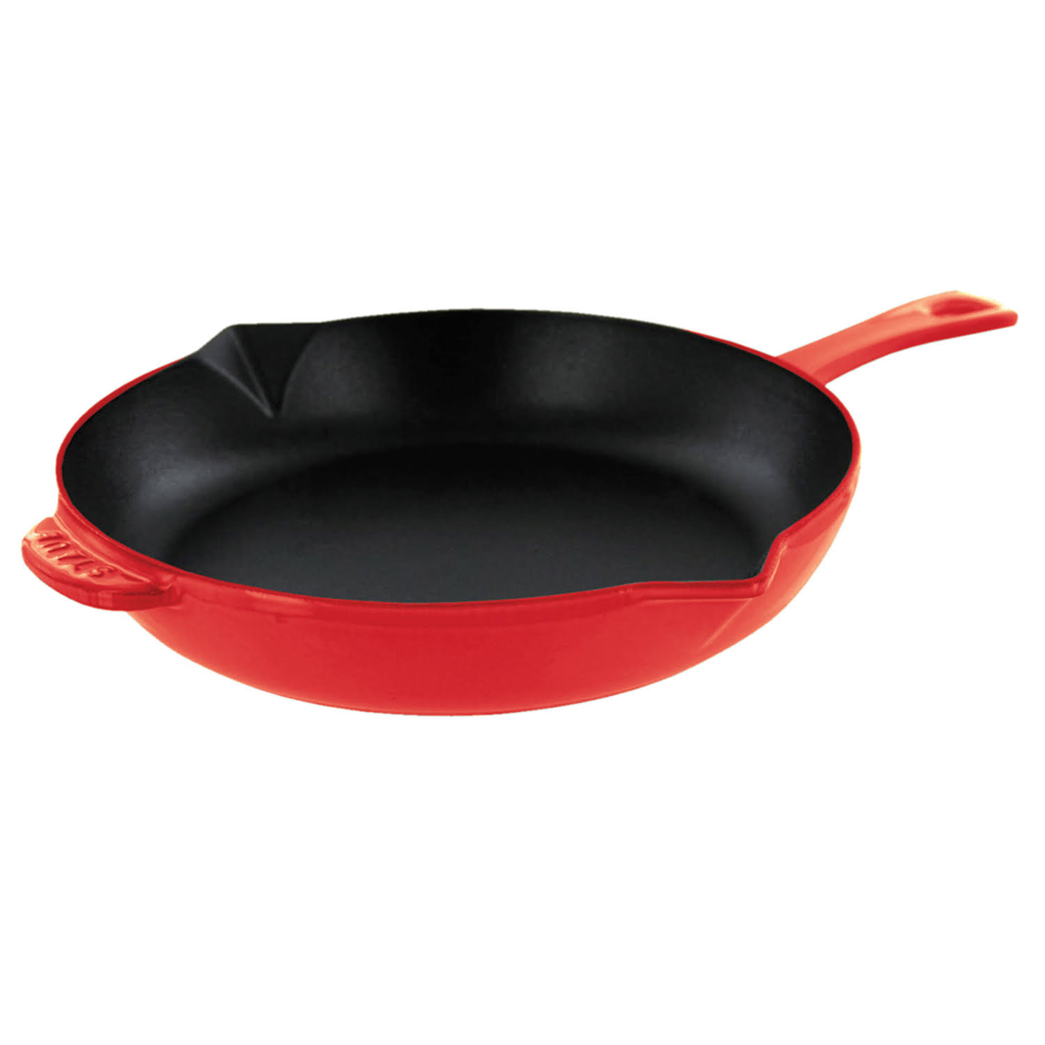 Staub Cast Iron Fry Pan, 12-in, Grenadine