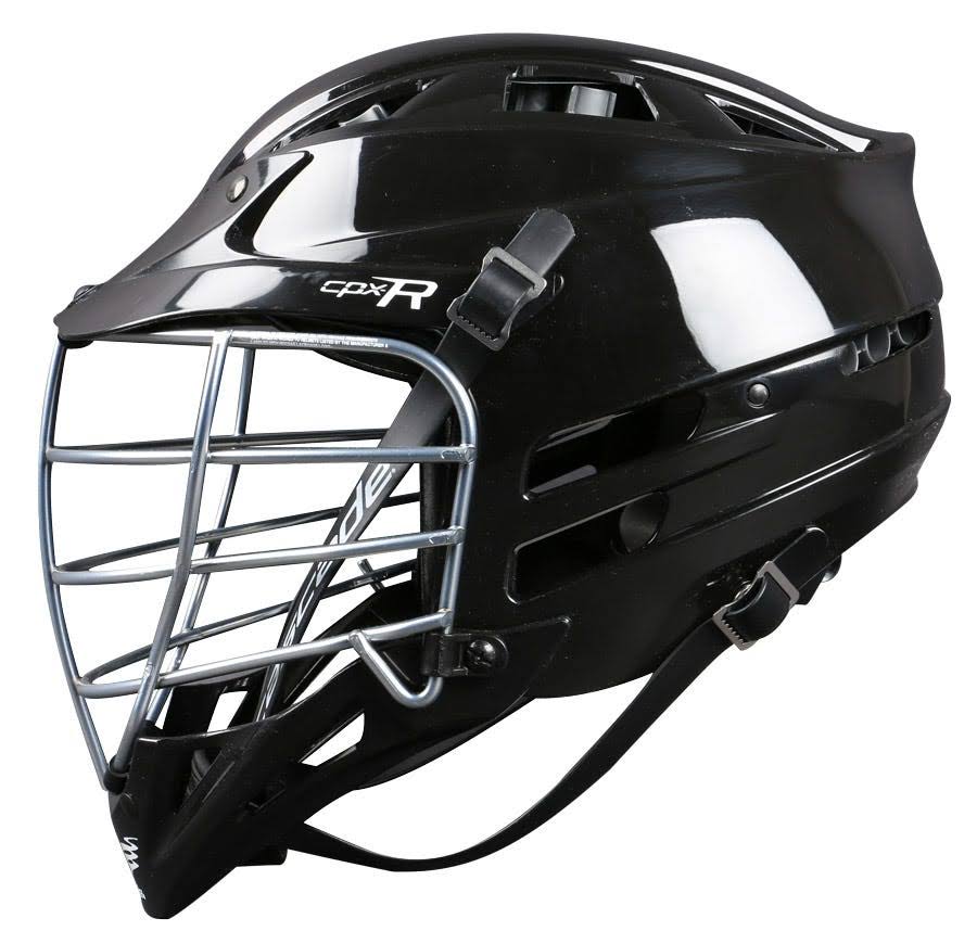 Cascade CPX-R Black Lacrosse Helmet Chrome Cage | Black/Chrome