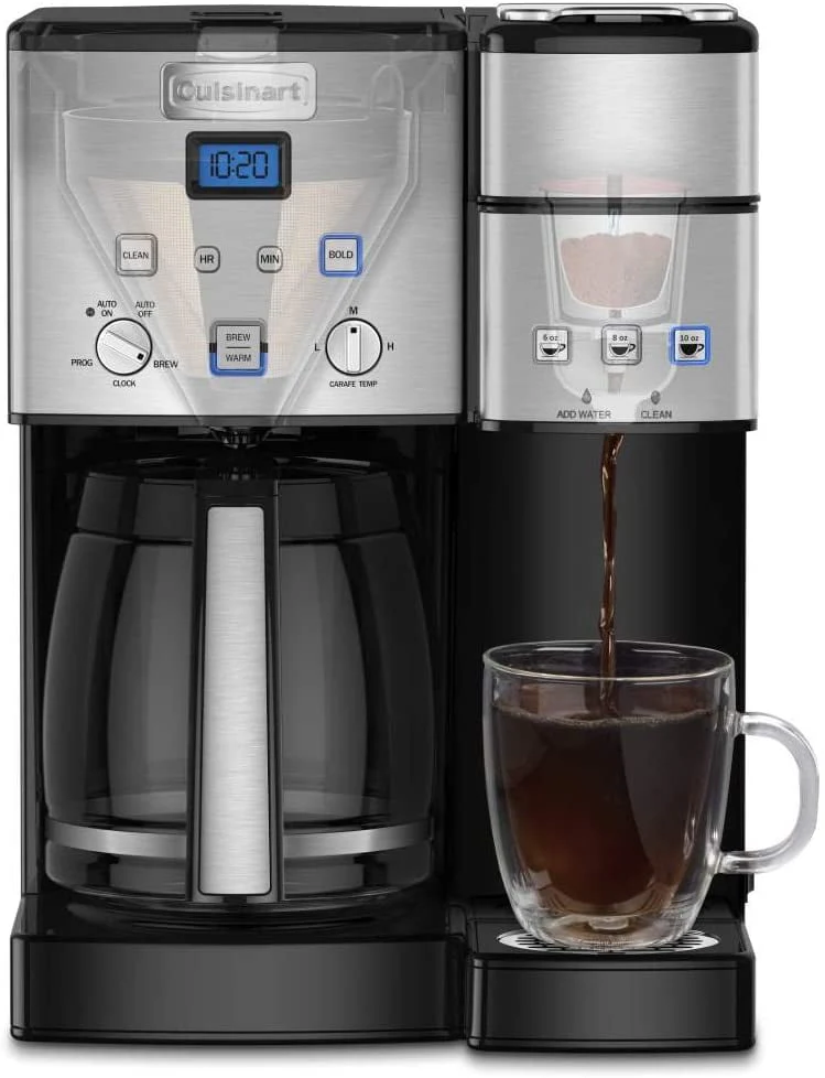Cuisinart Coffee Center 12 Cup Coffeemaker and Single-Serve Brewer