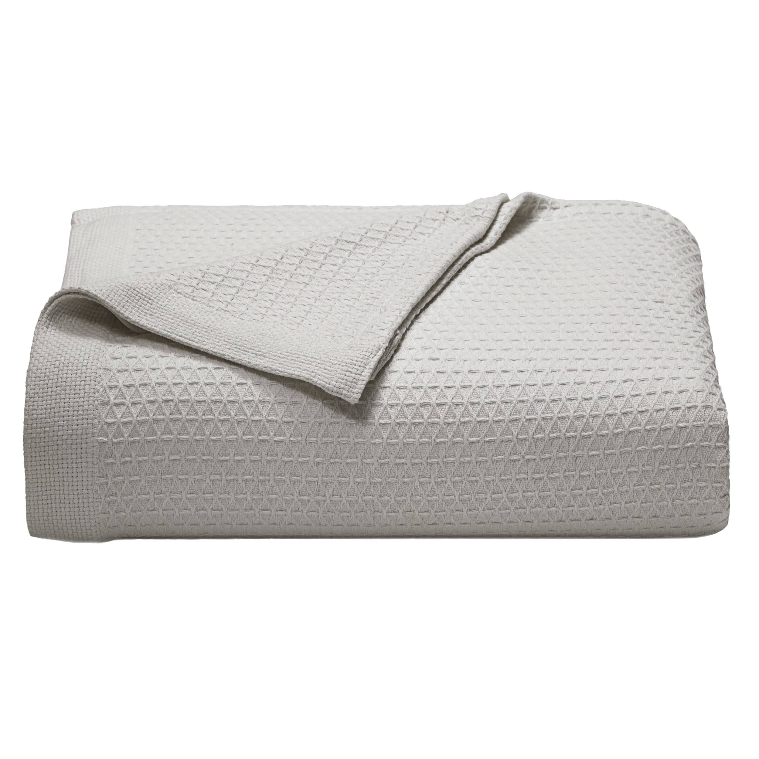 Nautica Baird Cotton King Blanket - White