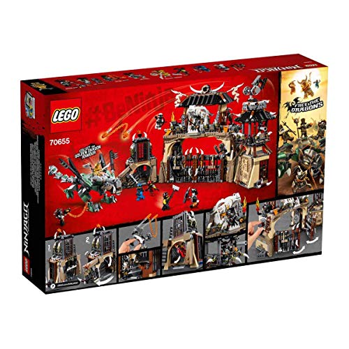 Ninjago Dragon Pit Playset, Watchtower Jail & Viewing Gallery, Ninja Heroes Toys for Kids