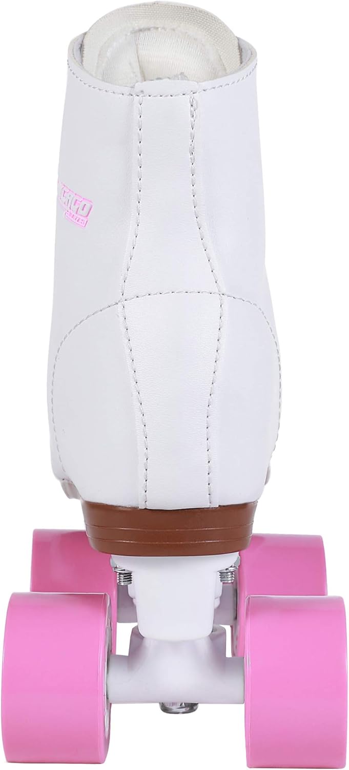 Chicago Skates Girls Rink Roller Skate - White Youth Quad Skates