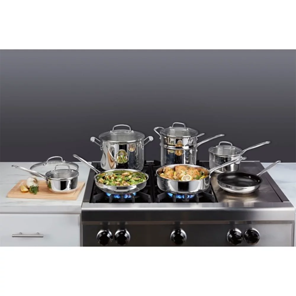 Cuisinart 13-Piece Professional Series Stainless Steel Cookware Set