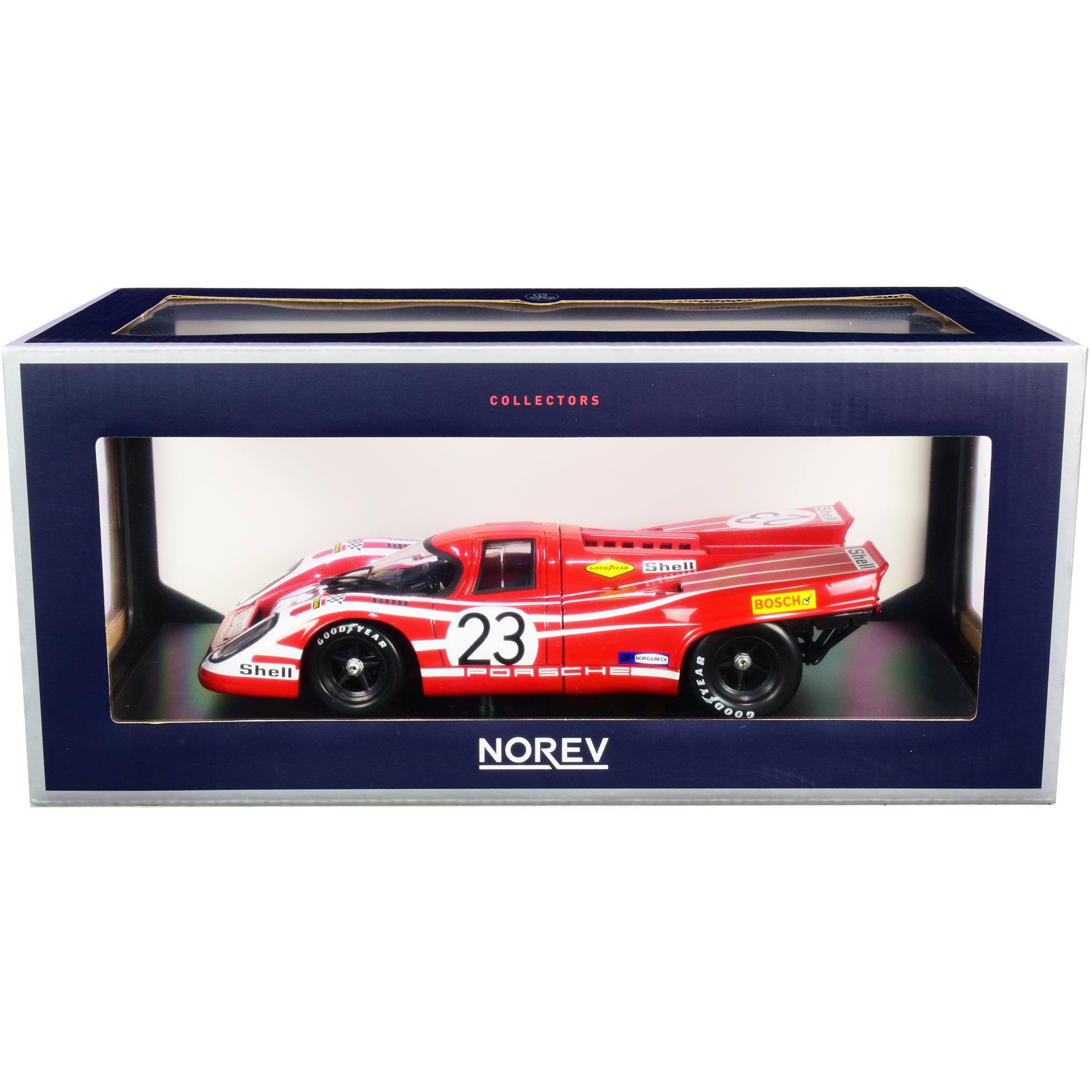 Porsche 917k #23 Hans Herrmann - Richard Attwood Winners 24 Hours of Le Mans (1970) 1/18 Diecast Model Car by Norev 187586