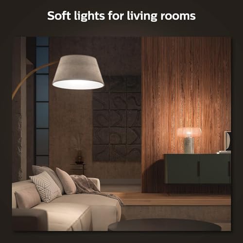 Philips Hue 75W A19 White and Color Ambiance LED Smart Color-Changing Bulb - Pack of 4 - E26 Indoor - Control with Hue App - Compatible with Alexa