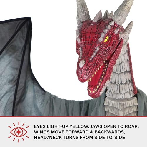 Haunted Hill Farm Motion-Activated 7.5-Ft. Tall Smoldering Ghoul