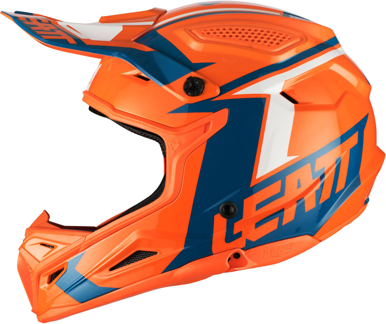 Leatt GPX 4.5 V20 Motocross Helmet, blue-orange, Size Xs