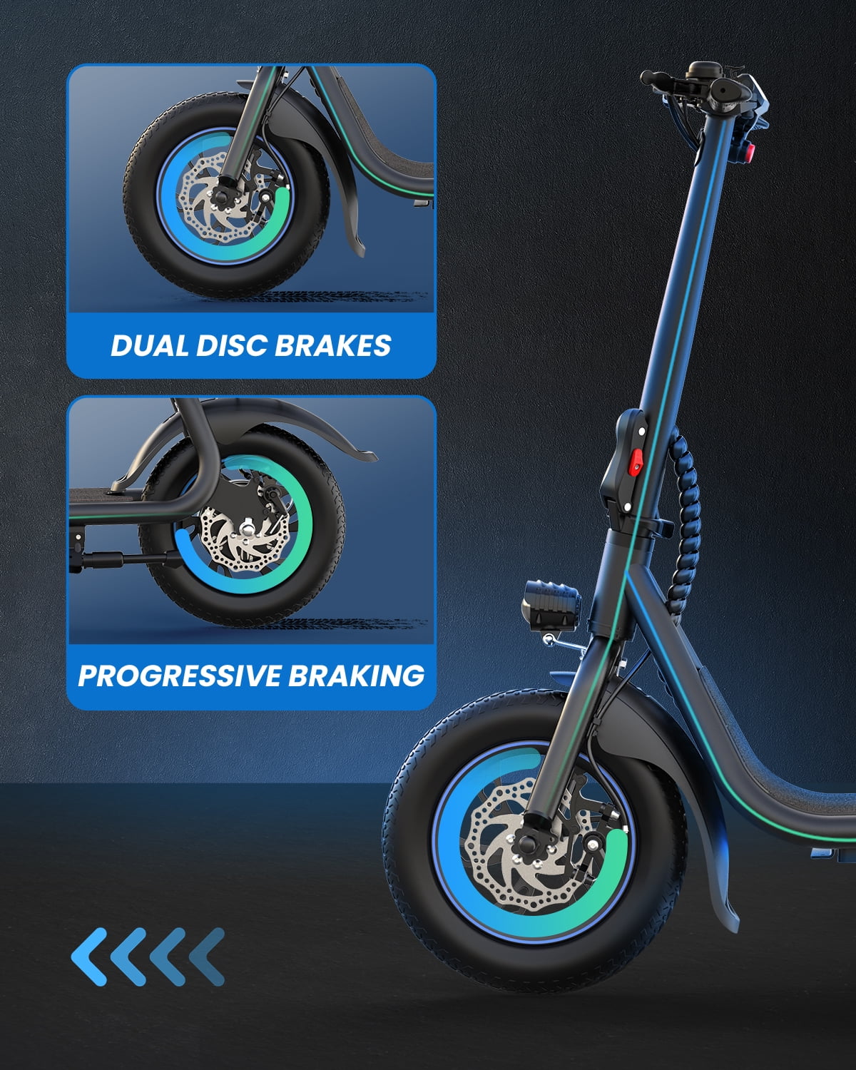 Mihover 450W 36V Foldable Electric Scooters Bike