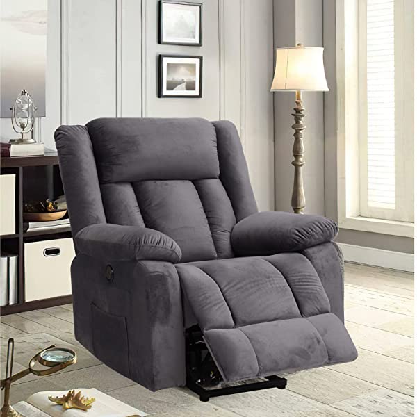 BINGTOO Power Lift Recliner Chair with Massage and Heat, Electric Fabric Vibration Massage Sofa for Elderly/Adult for Living Room