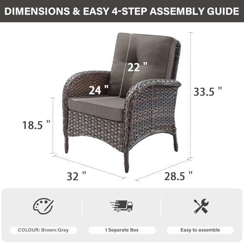 Patio Club Chair Wicker Chairs