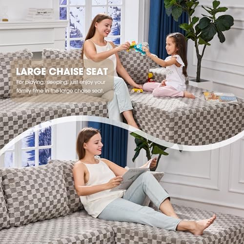 Modular Sectional Sofa Couches L-Shape Couch 3 Seat Modular Sofa Memory Foam Sectional Couches for Living Room
