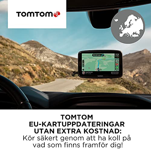 TomTom Car Sat Nav GO Classic, 6 Inch, with Traffic Congestion and Speed Cam Alert Trial Thanks to TomTom Traffic, EU Maps, Updates via WiFi