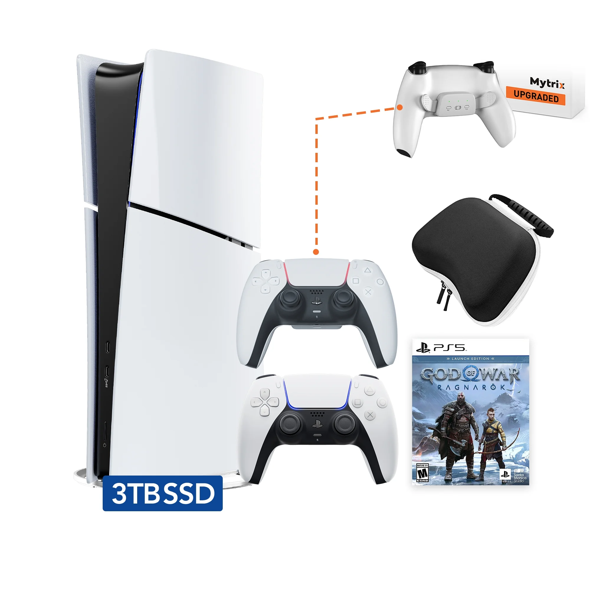 PlayStation 5 Slim Digital 3TB SSD Edition God of War Ragnarok Bundle
