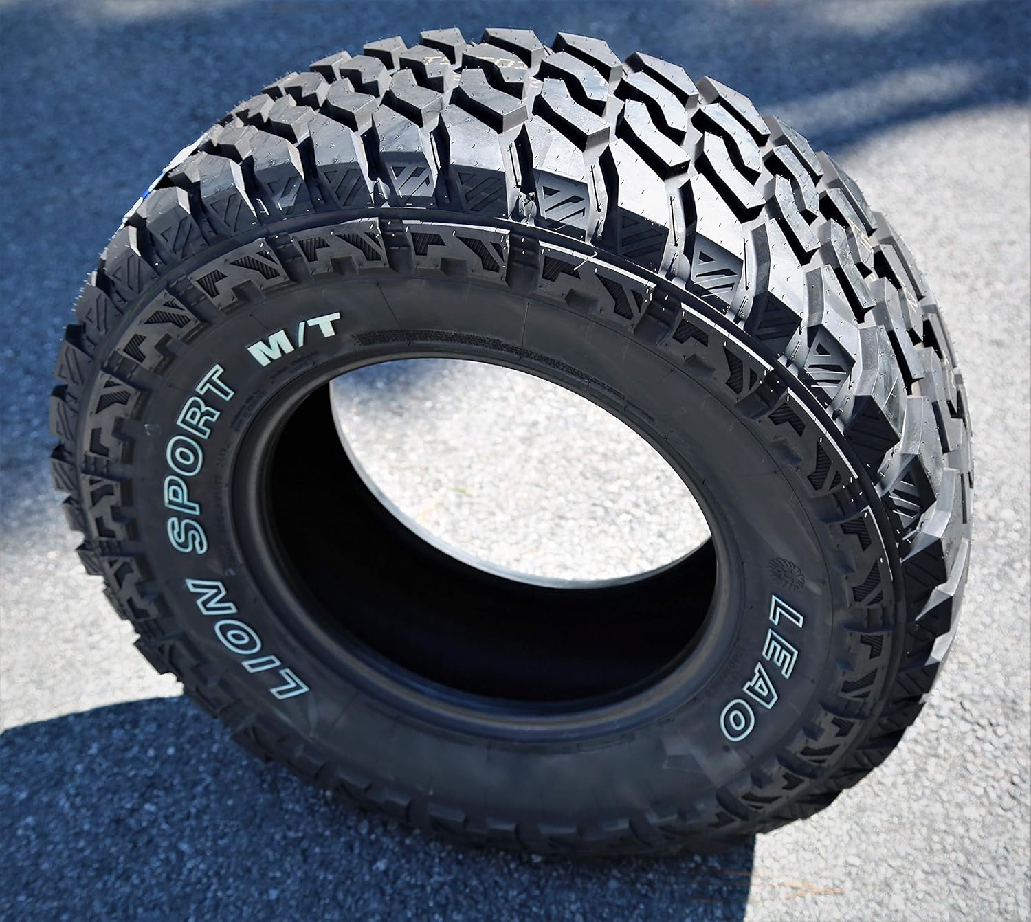 Leao Lion Sport MT Mud Off-Road Light Truck Radial Tire-35X12.50R17 35X12.50X17 35X12.50-17 121Q Load Range E LRE 10-Ply OWL Outlined White Letters