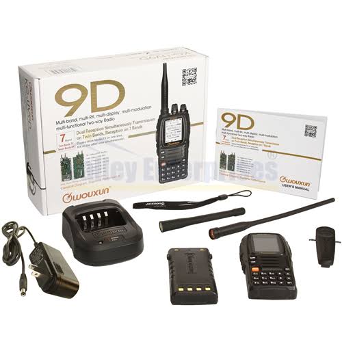 Wouxun KG-UV9D Plus U.S. Version 7-Band 999 Channel Dual-Band Handheld Amateur Radio
