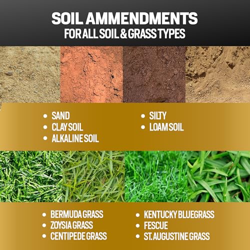 64oz 20% Humic Acid for Lawn - Covers 10,000 sq ft, Humic20 Soil Amendments, Ideal Humic Acid for Plants Healthy Soil & Growth