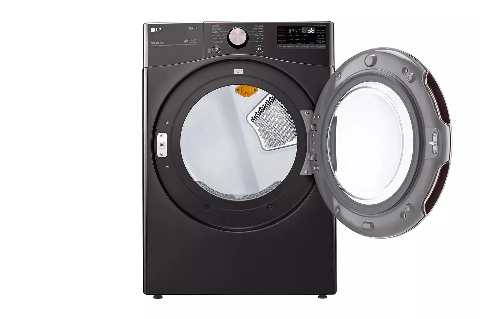LG DLEX4000B 7.4 Cu. Ft. Ultra Large Capacity Smart wi-fi Enabled Front Load Electric Dryer with TurboSteam聶 and