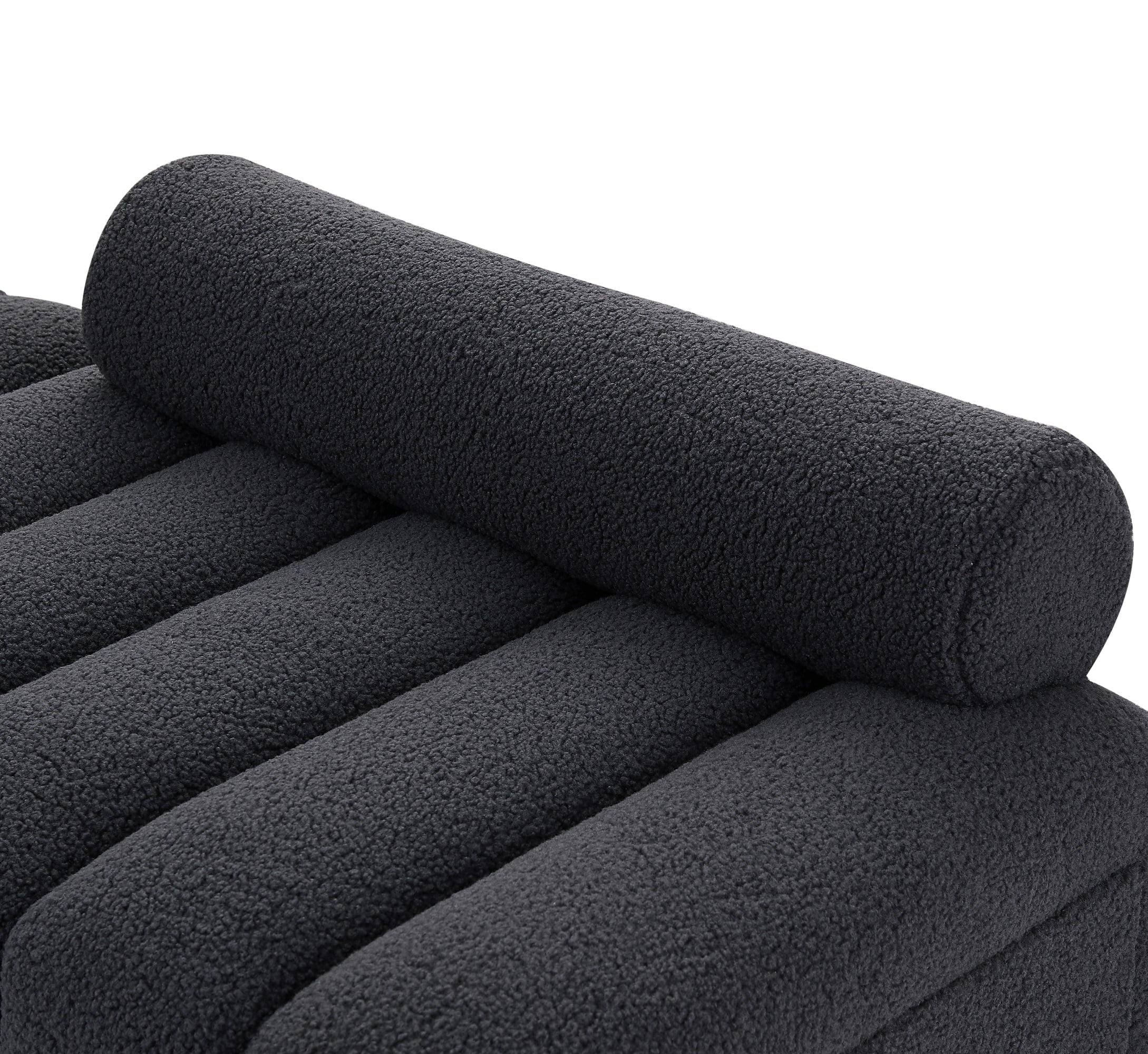 HUTWIFE Storage Bench for Bedroom End of Bed, Window Ottoman Storage Bench, Modern Upholstered Teddy Fabric Bench Ottoman, Tufted Bench for Entryway