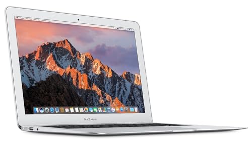 Apple Macbook Air 2017 with 1.8GHz Intel Core i5 (13-inch, 8GB RAM, 128GB SSD Storage) (QWERTY English) Silver (Renewed)