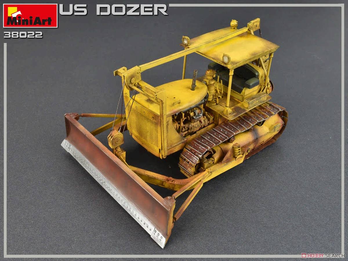 Miniart 1/35 Scale U.S. Bulldozer - Model Kit #38022