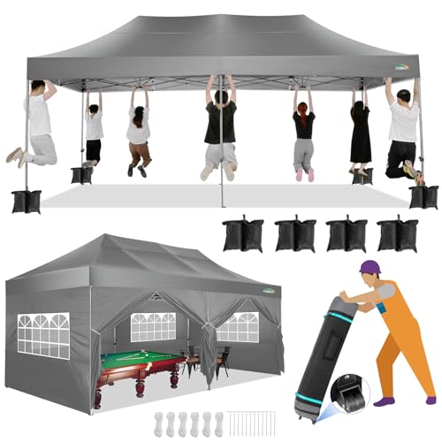 COBIZI 13x26 Pop Up Tent 13x26 Canopy with Sidewalls Heavy Duty Canopy Party Tent for Parties