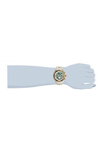 Invicta Men's Pro Diver Scuba Quartz Chronograph Carbon Fiber Bezel Abalone Dial Bracelet Watch, 50mm