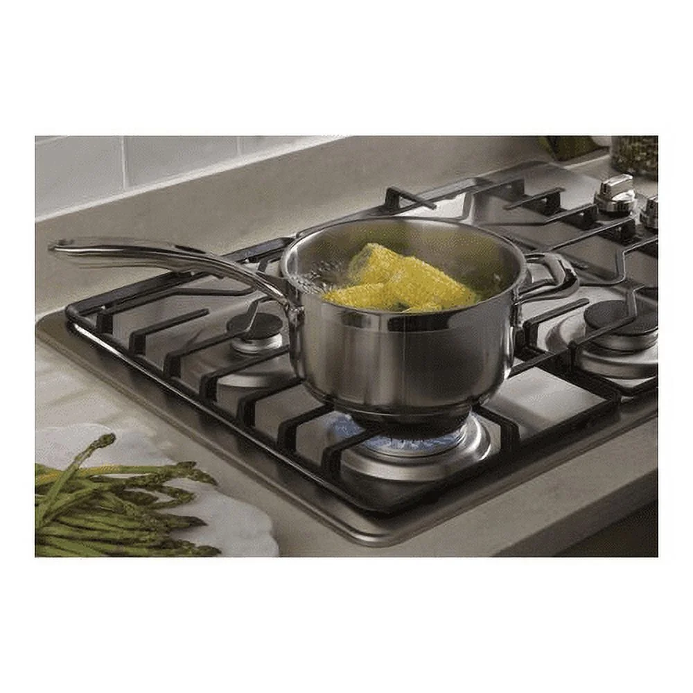 GE® Appliances 30" Built- In Gas Cooktop model JGP3030SLSS (HxWxD) 4 3/4 Height x 30 Width x 21 D
