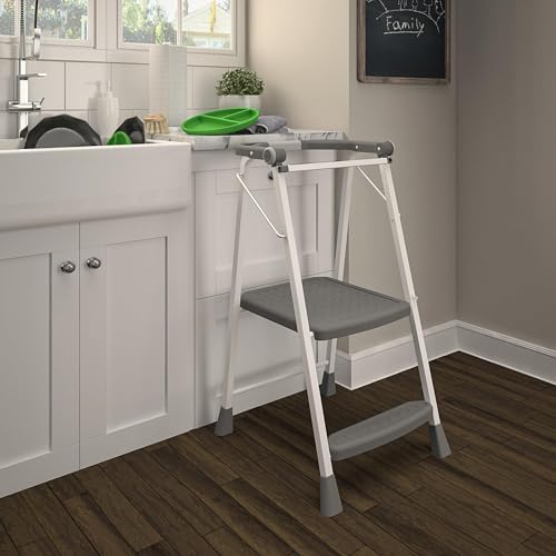 COSCO 2-Step Kitchen Stepper&trade; Adult Folding Step Stool, Kids Folding "Helper" (Steel/Resin)