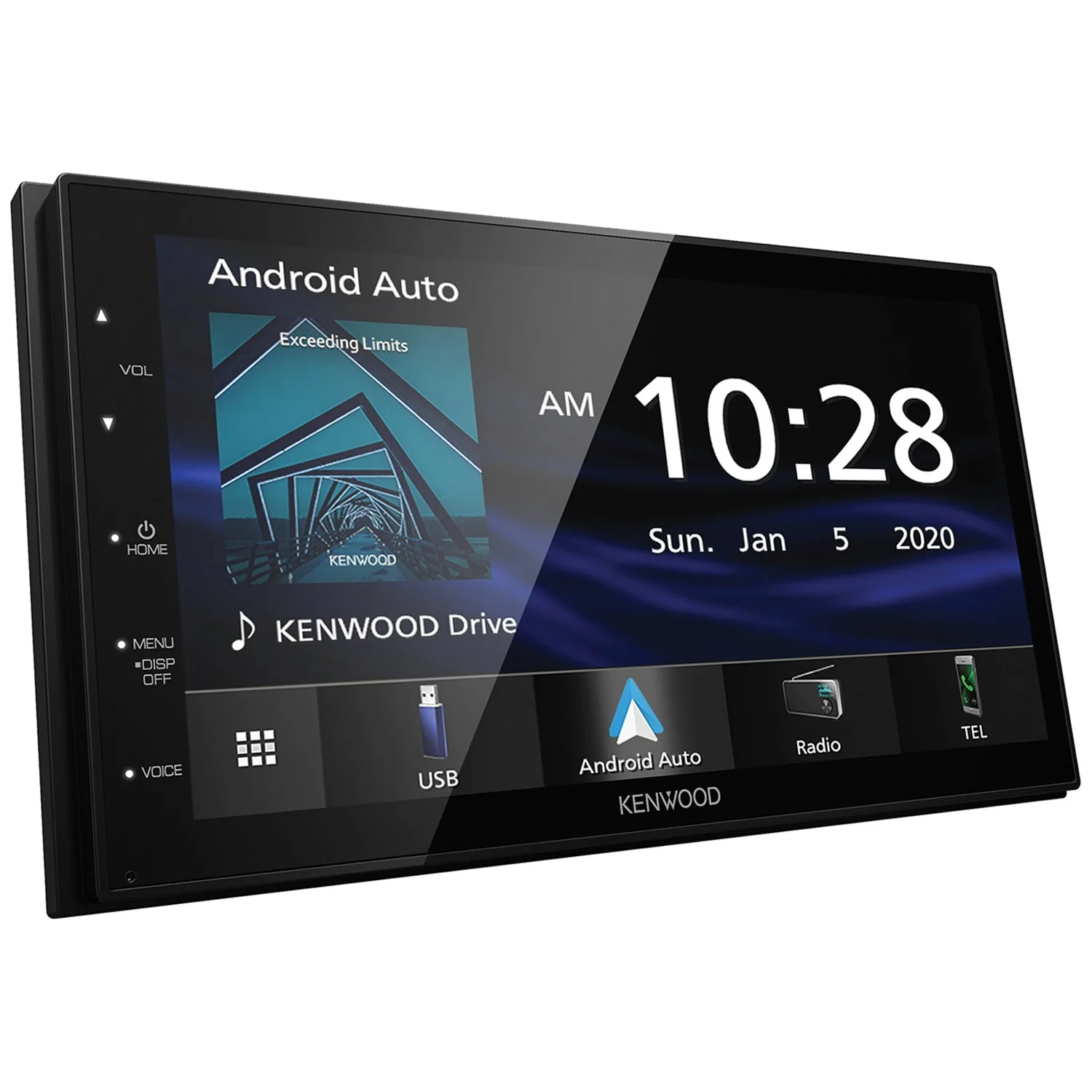 Kenwood DMX4707S Double-DIN In-Dash 6.8 Multimedia Receiver with Bluetooth, Apple CarPlay, Android Auto and SiriusXM Ready