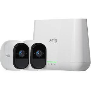 Arlo Pro VMS4230-100NAR (vms4230-100nas) HD Indoor / Outdoor Security System with Siren, 2 Rechargeable Wire-Free HD Cameras, Ni