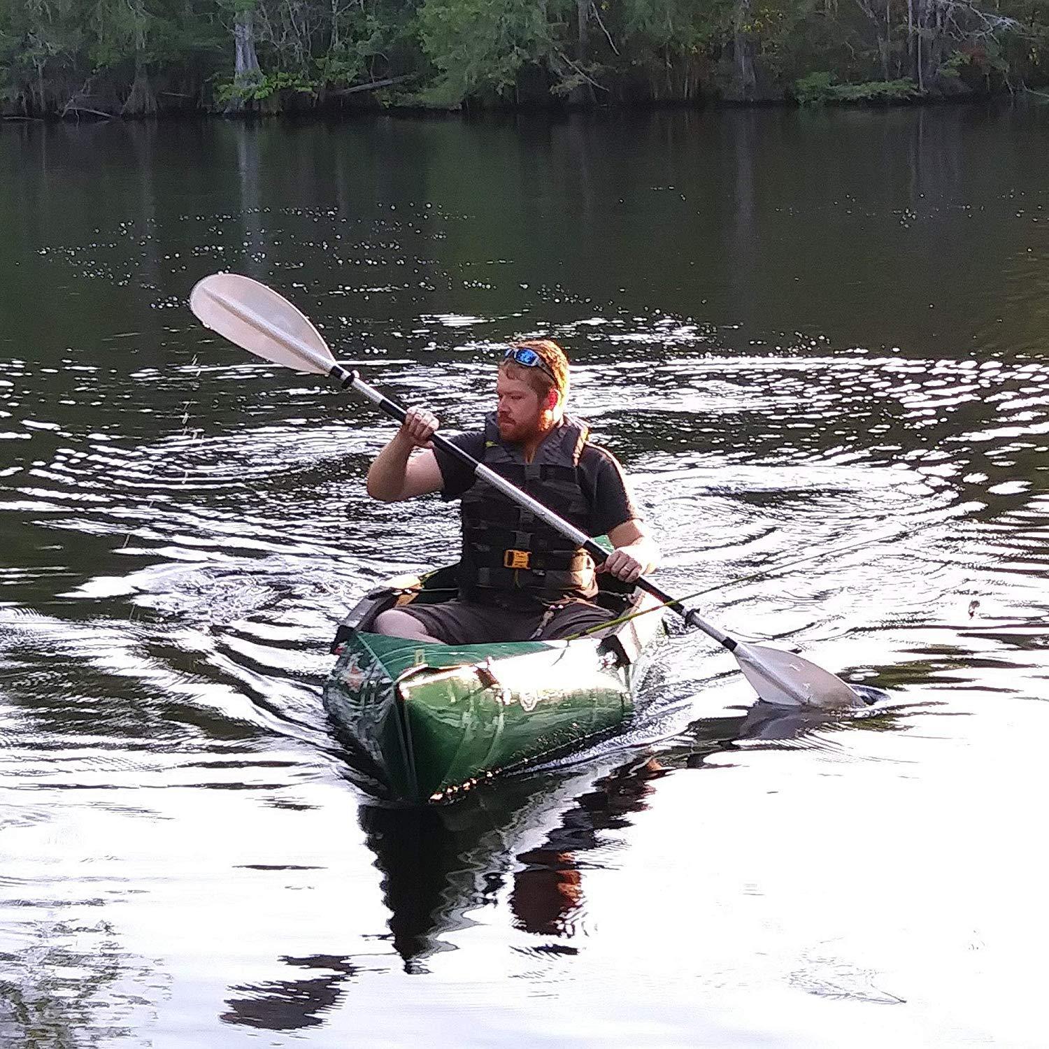Tucktec Advanced 2020 Model 10 Ft Foldable Kayak Portable Lightweight Canoe Dark Yellow New