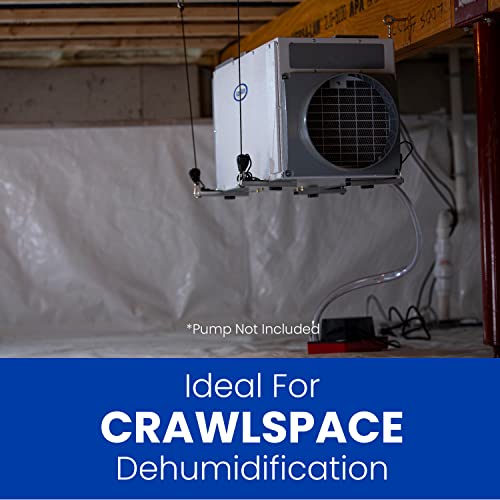 AprilAire E070 Pro 70-Pint Crawl Space Dehumidifier with Drain Hose, Commercial-Grade Whole-House Dehumidifier for Crawlspace, Basement