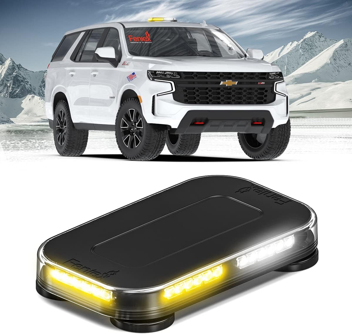 Feniex Industries - Fusion-S Mini Lightbar With Controller (Amber)