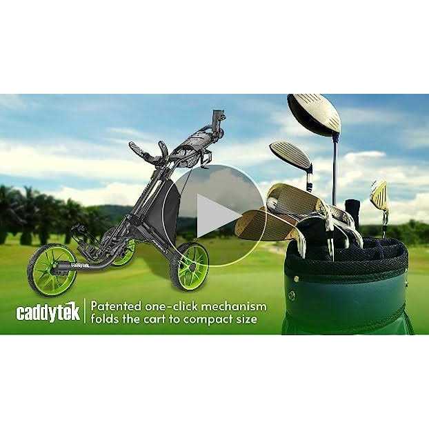 CaddyTek CaddyLite EZ Version 8 3 Wheel Golf Push Cart - Sports Supplies Online Store