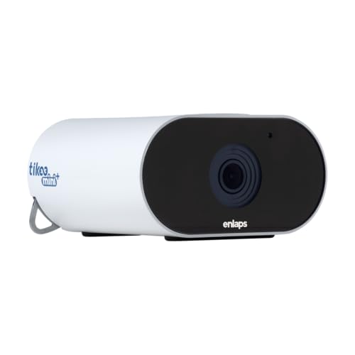 Enlaps Tikee mini+ - 12MP 4K Autonomous Timelapse Smart Camera, 120° Wide Angle, 4G/LTE WiFi, Remote Monitoring, IP66, Ideal for Renovation