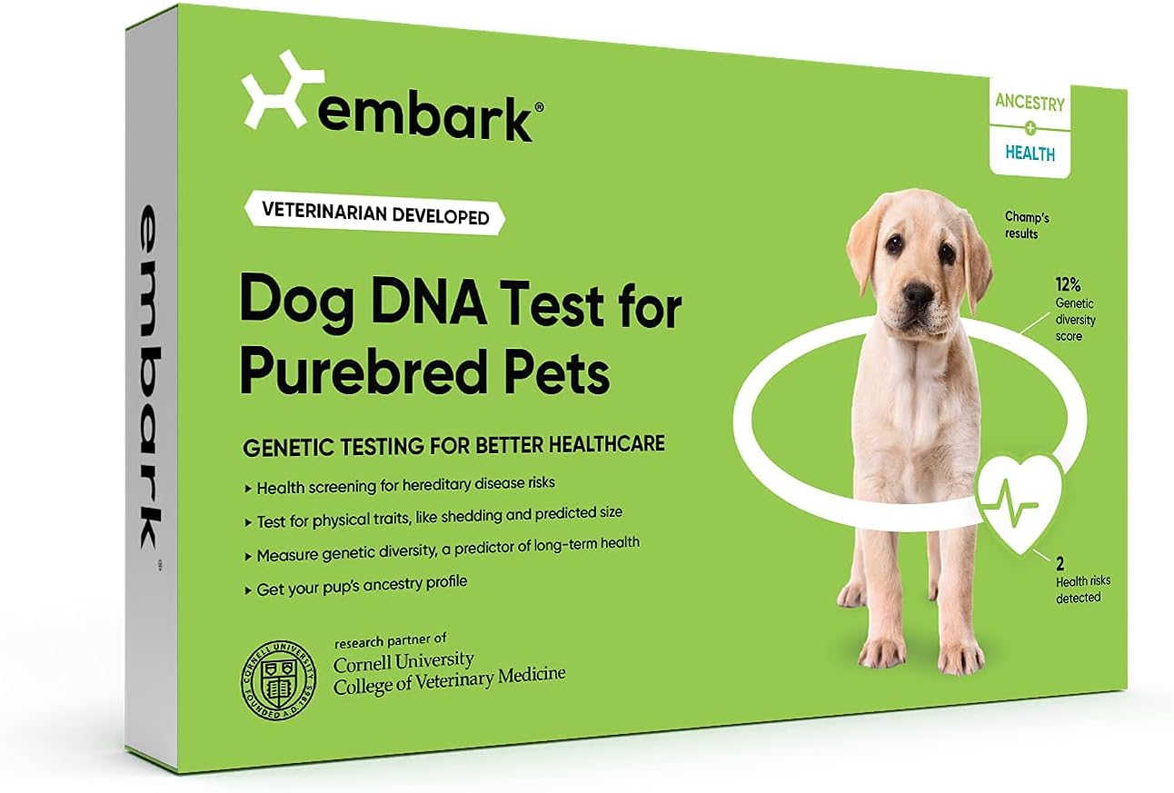 Embark | Dog DNA Test for Purebred Pets | Canine Genetic Health Screening & Genetic Diversity Score