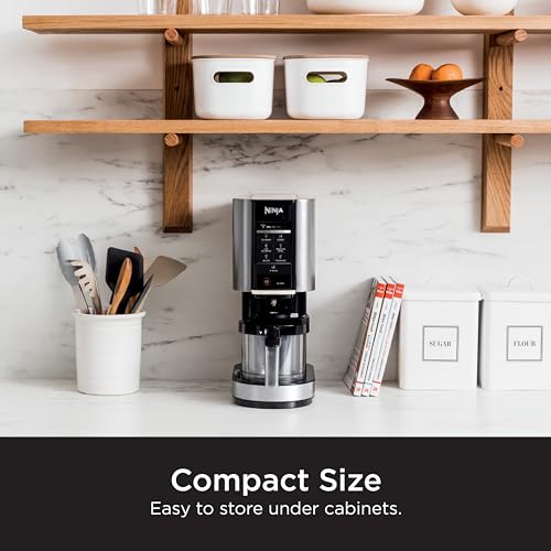 Ninja NC301 CREAMi Ice Cream Maker, for Gelato, Mix-ins, Milkshakes, Sorbet, Smoothie Bowls & More, 7 One-Touch Programs