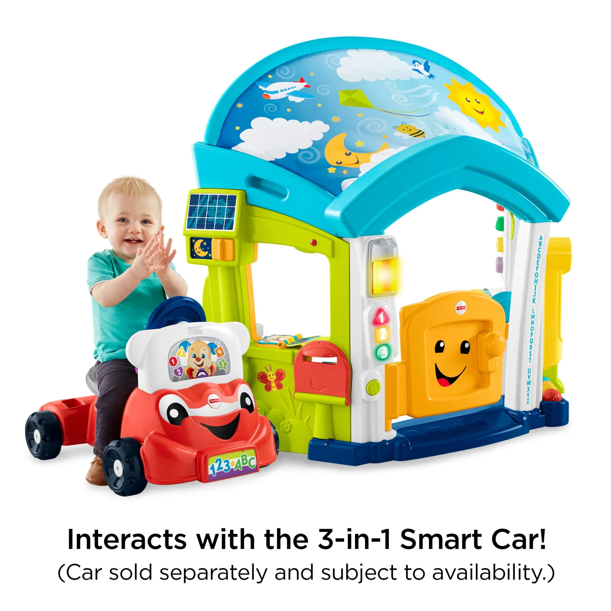 Fisher-Price Laugh & Learn Playhouse Educational Toy for Babies & Toddlers, Smart Learning Home